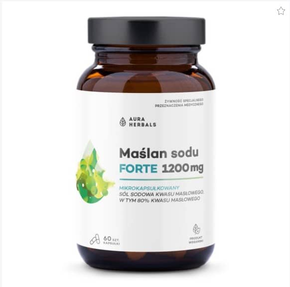 Maślan sodu FORTE 1200 mg, mikrokapsułkowany, kapsułki 60 szt.