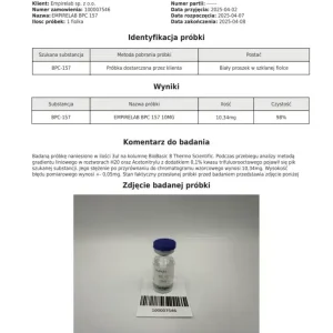 Alternative view of BPC-157 10mg + 3ml BAC – zestaw 3 opakowania