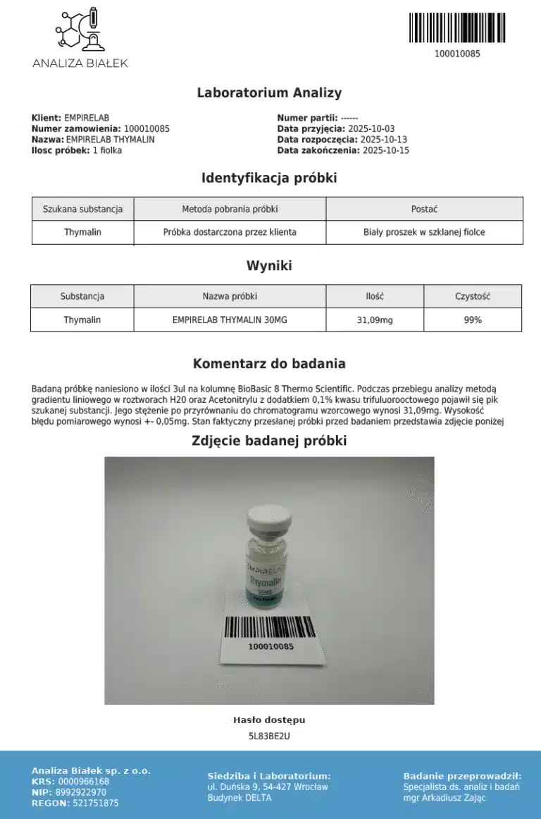 THYMALIN 30mg + 3ml BAC - obrazek 3