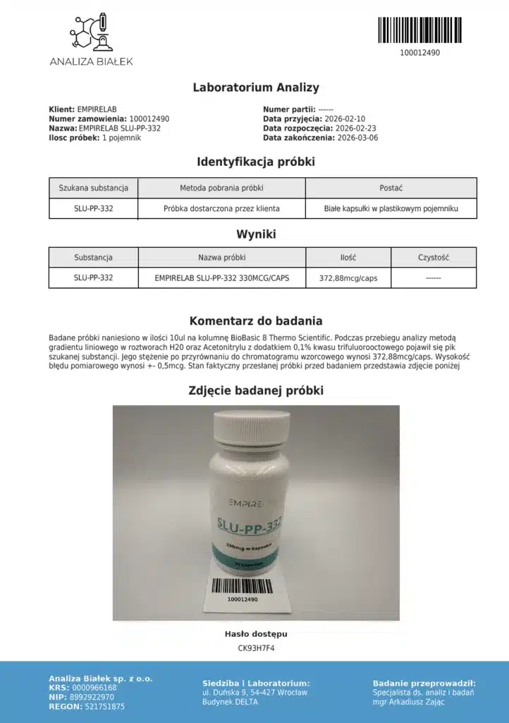 SLU-PP-332 330mcg x 30kap - obrazek 2