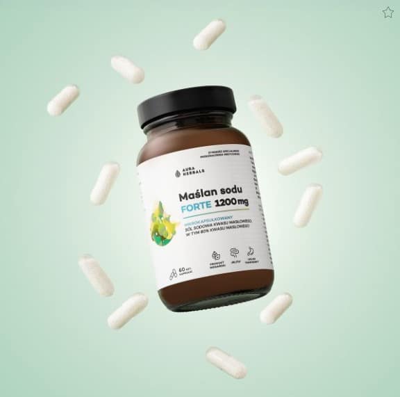 Maślan sodu FORTE 1200 mg, mikrokapsułkowany, kapsułki 60 szt. - obrazek 2
