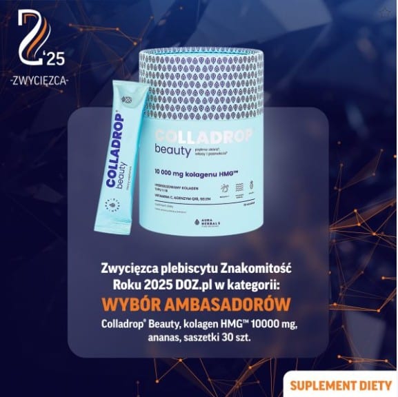Colladrop® Beauty, kolagen HMG™ 10000 mg, mango, saszetki 30 szt. - obrazek 4