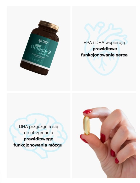 Omega 3 triglycerides 90kaps
