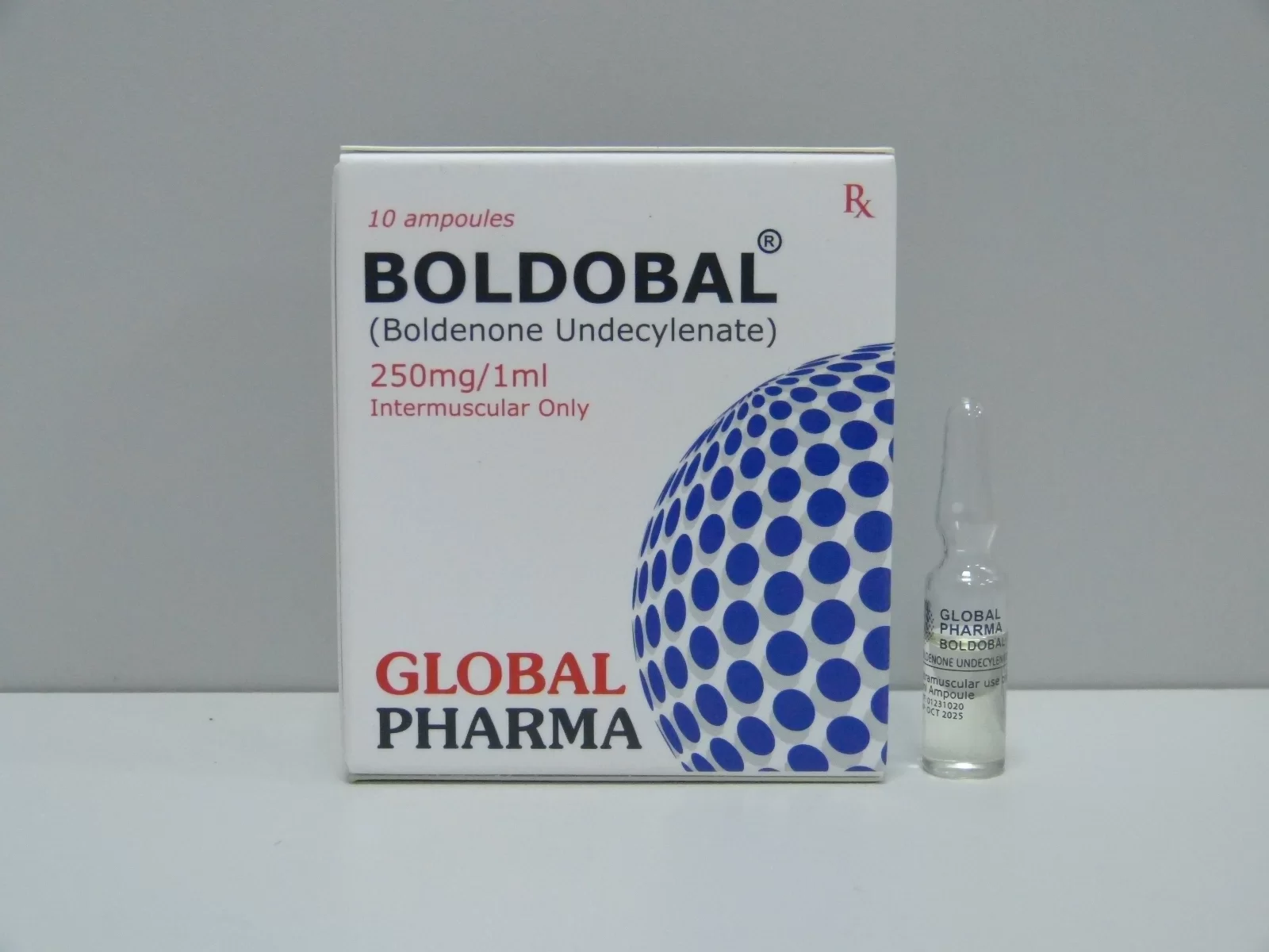 Boldenone Undecylenate 250mg 10x1ml Global Pharma