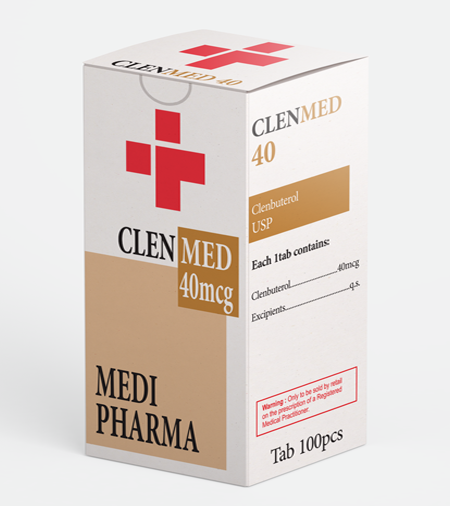 Clenbuterol CLENMED 40 40mg 100tab MEDIPHARMA