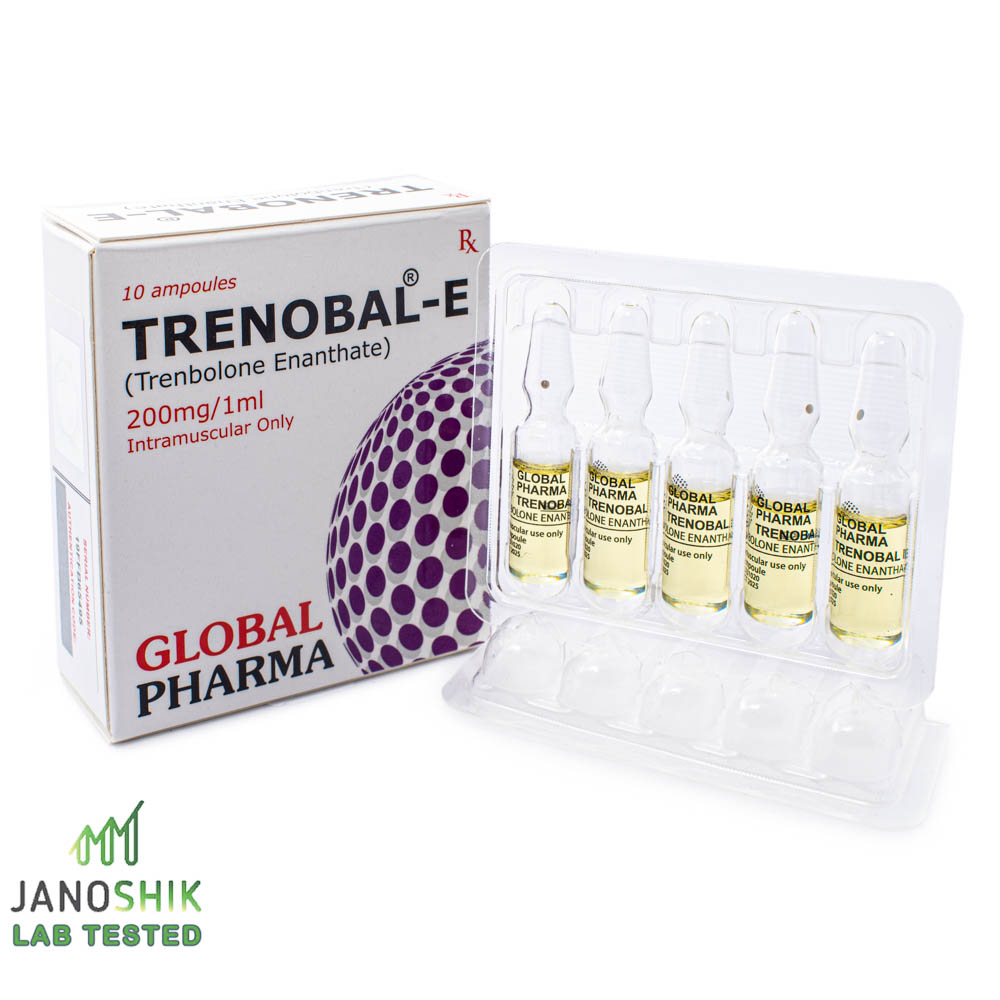 Trenbolone Enanthate TRENOBAL-E 200mg 10x1ml Global Pharma - obrazek 2