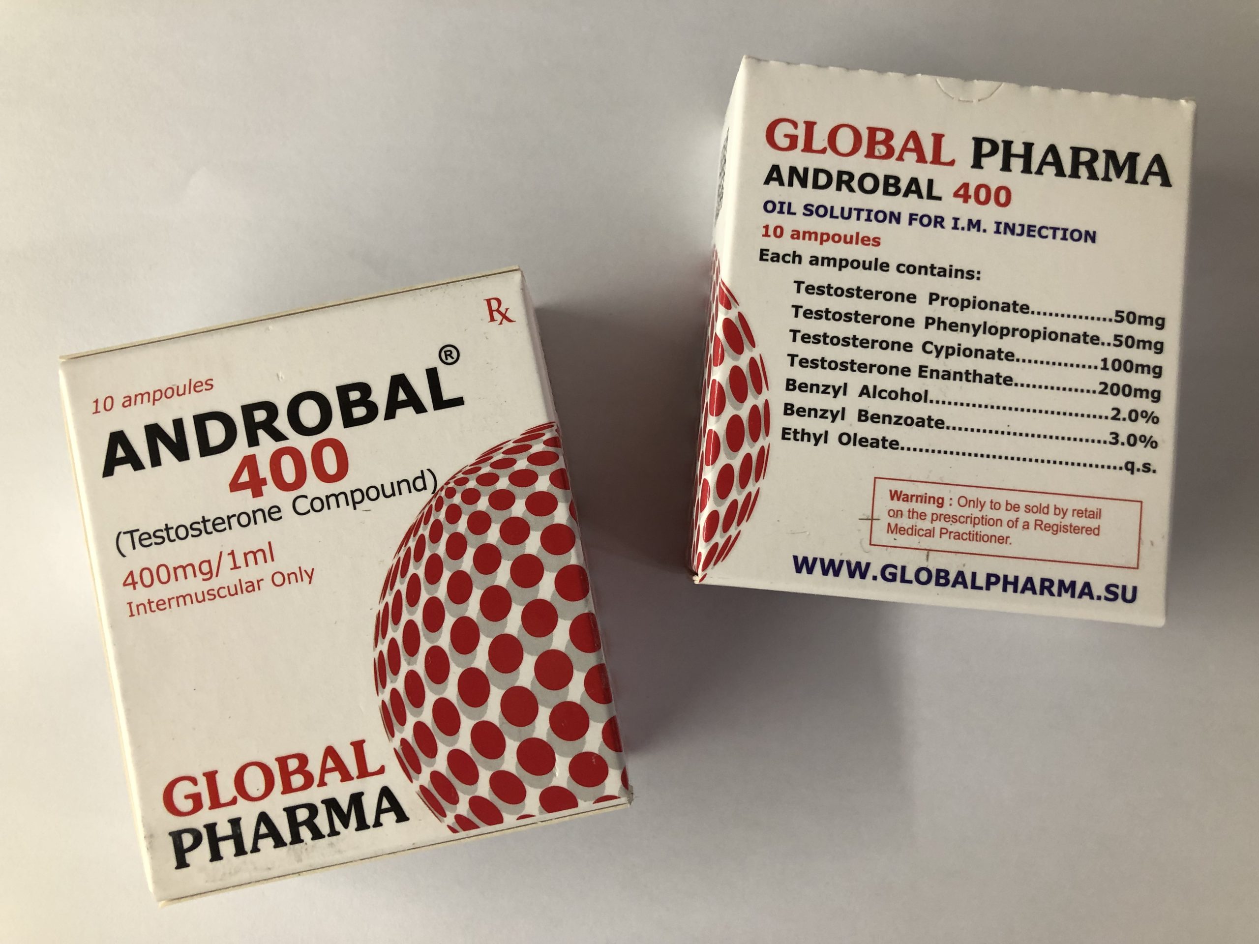 Androbal 400 10x1ml Global Pharma Sustanon 400mg