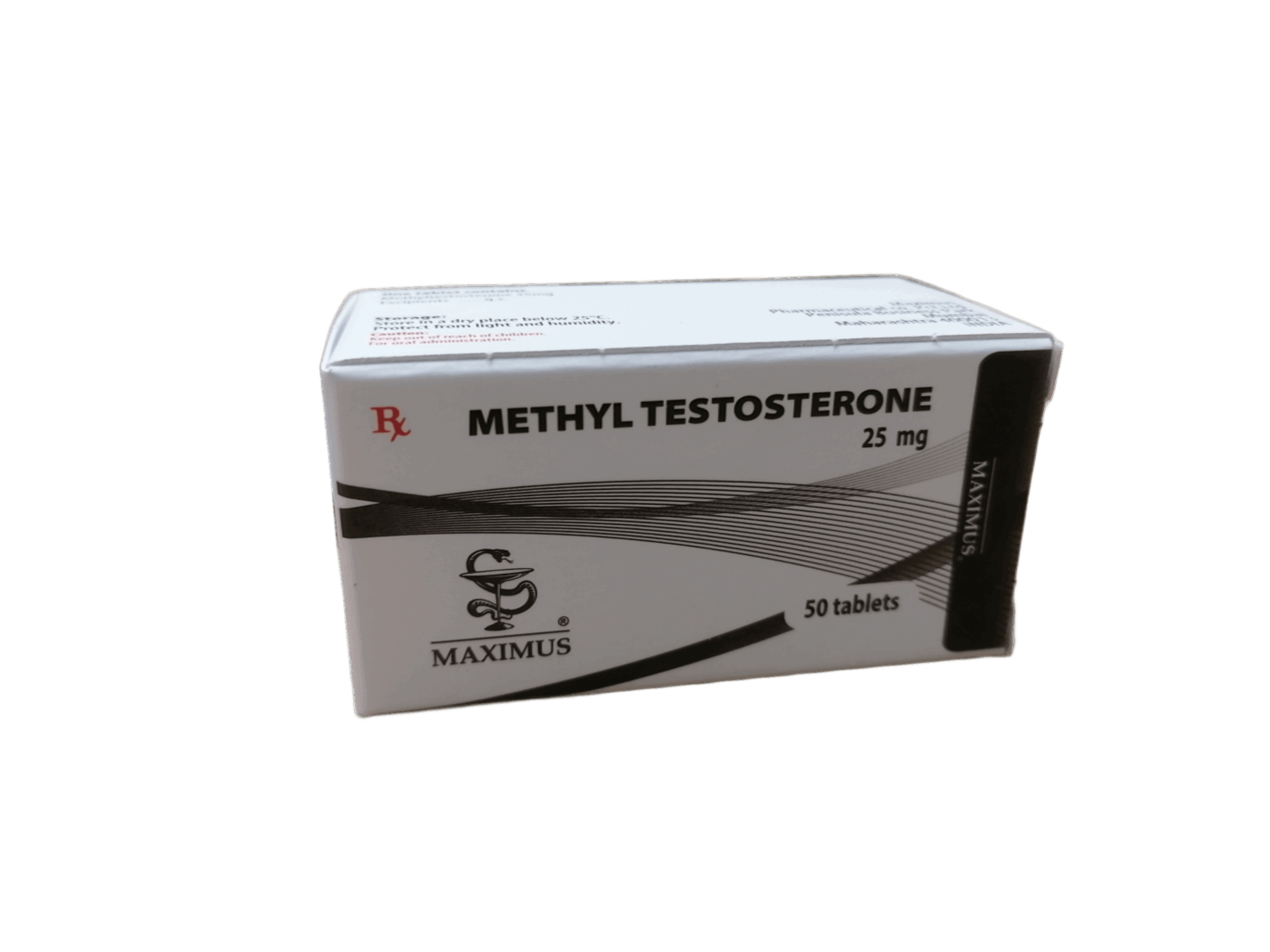 Methyl Testosterone 25mg 50tab Maximus