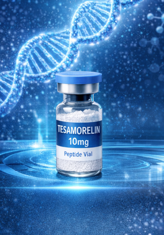 Tesamorelin 10mg – Wyraźna redukcja tkanki tłuszczowej (szczególnie brzuch)