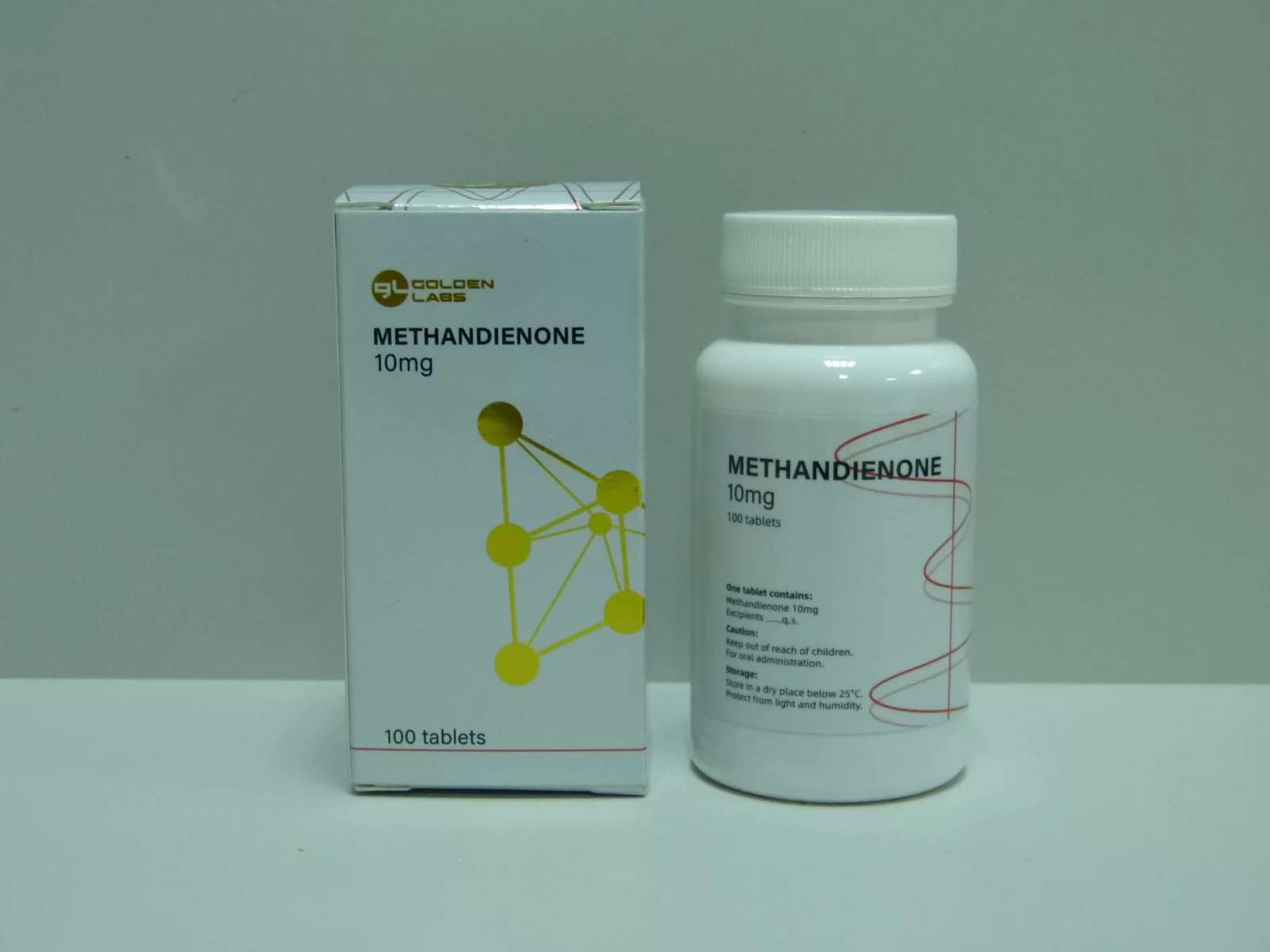 Metanabol Methandienone 10mg 100tab Golden Labs