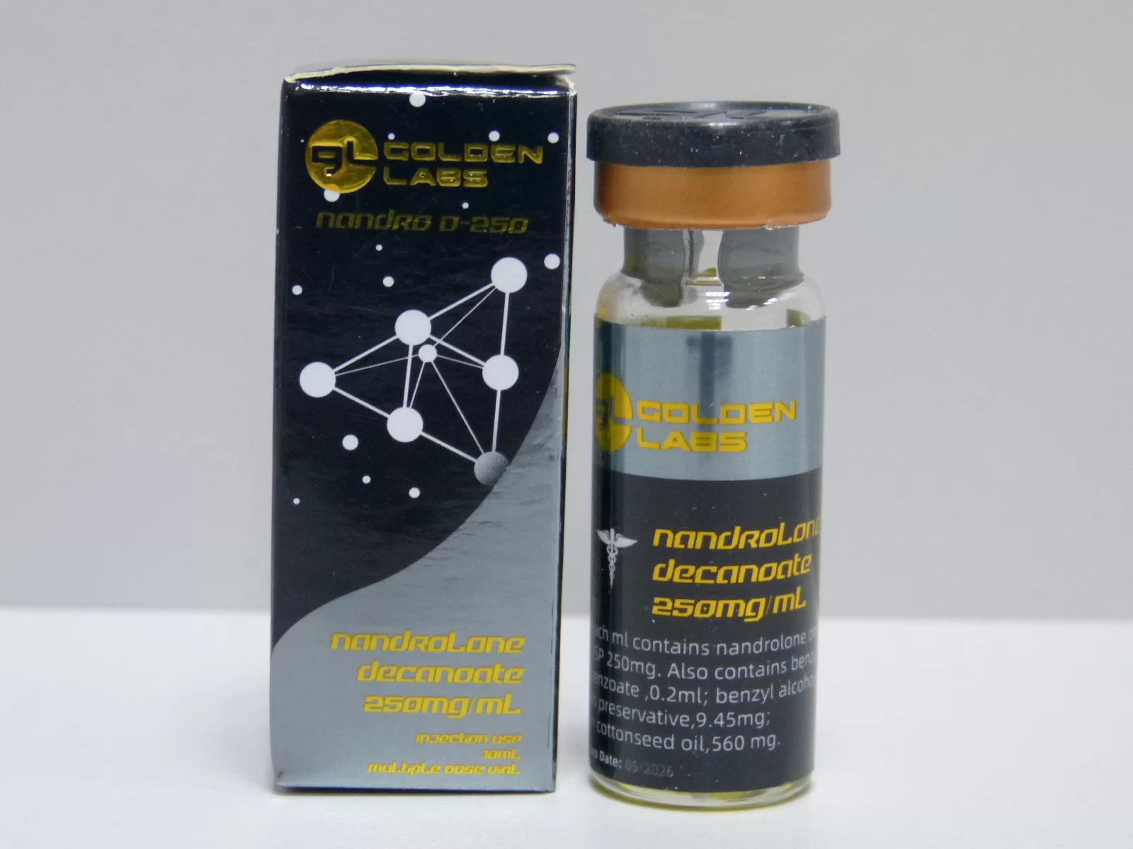 Nandrolone Decanoate 250mg 10ml Golden Labs