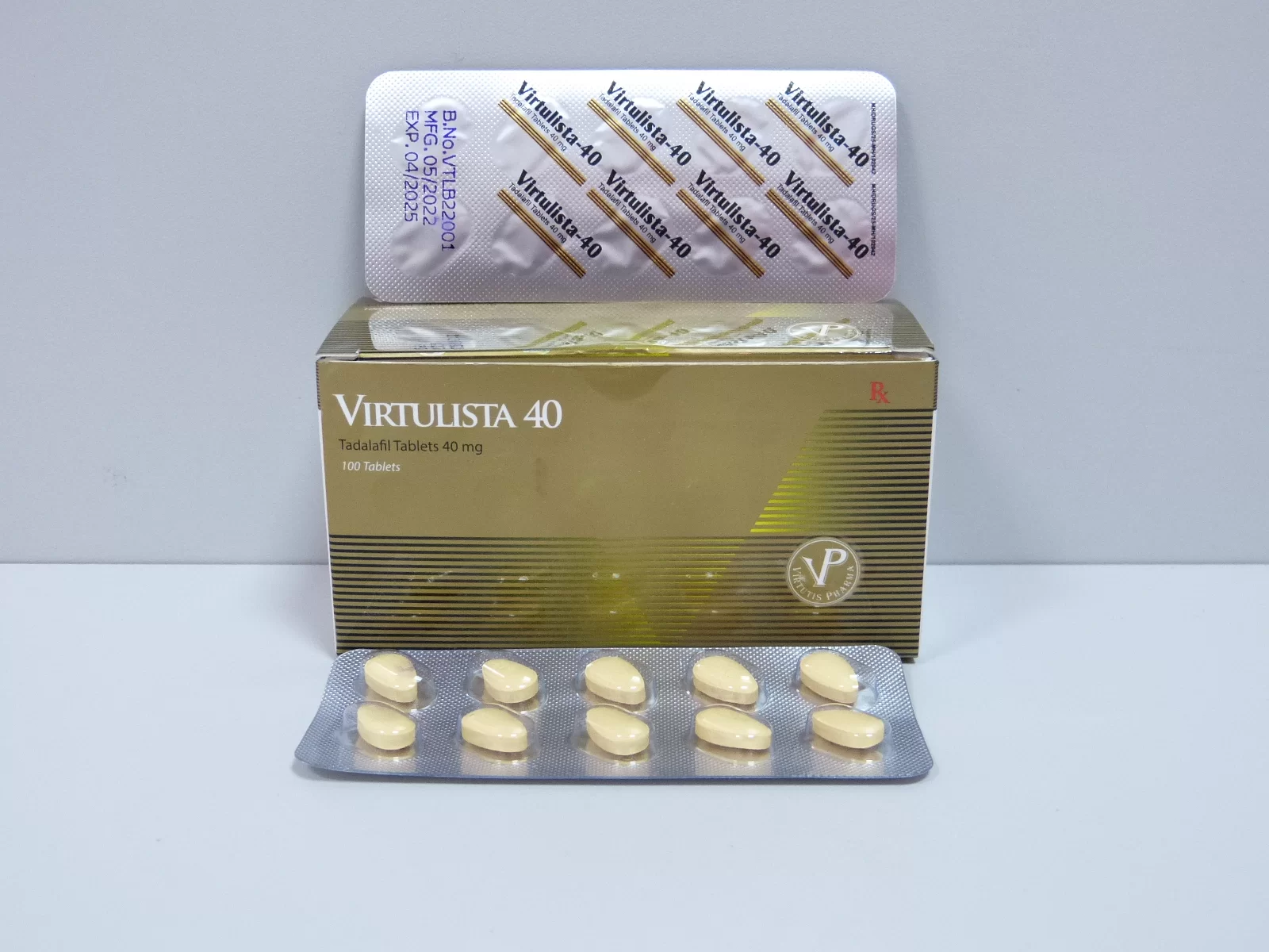 TADALAFIL 40mg 10tab VIRTUTIS PHARMA