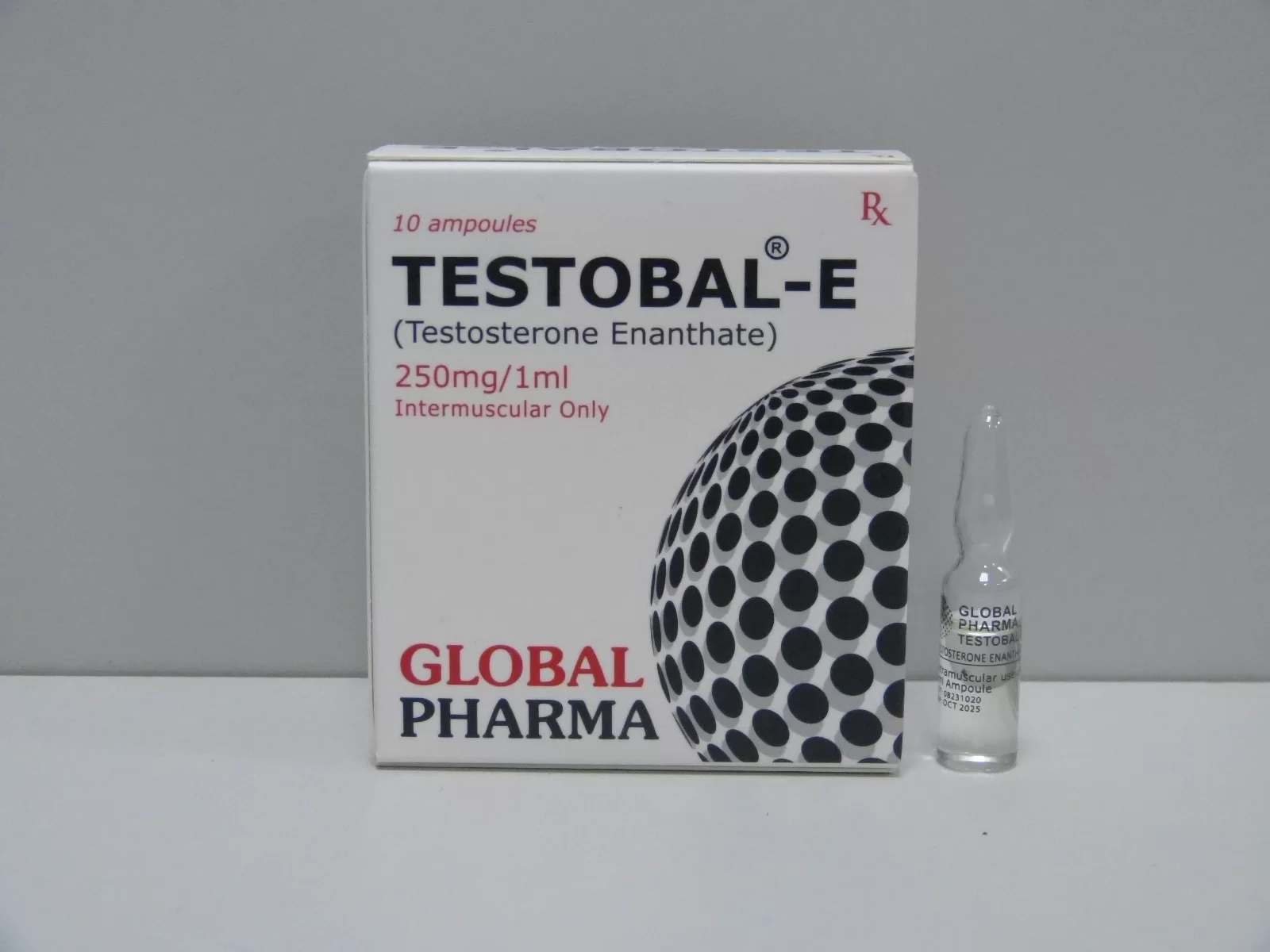 Testosteron Enanthate 250mg 10x1ml Global Pharma