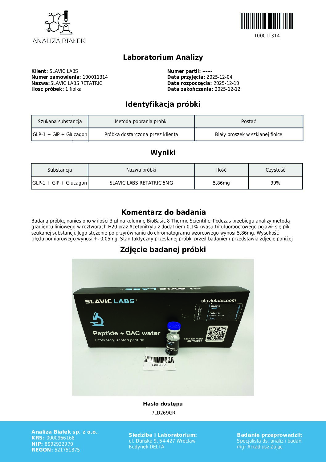 Retatrutide (Retatric) – 10mg - obrazek 2
