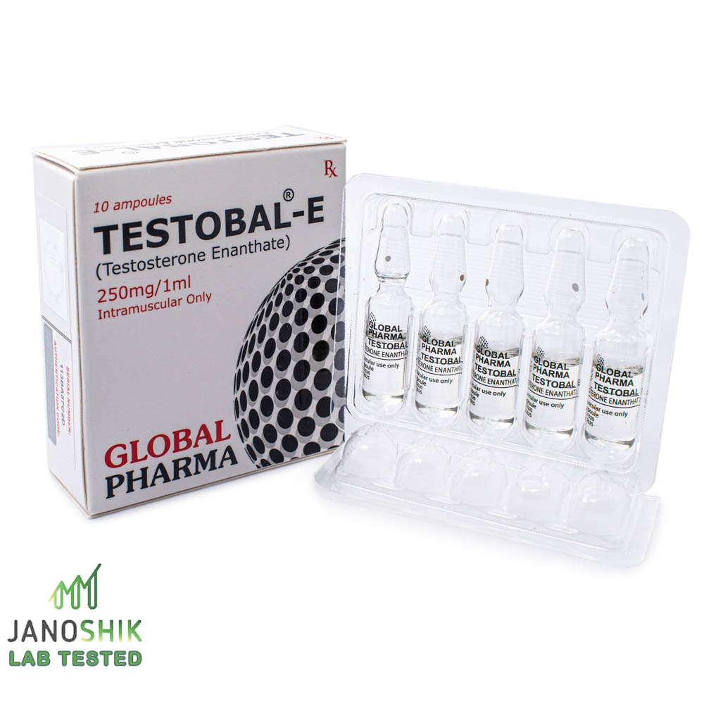 Testosteron Enanthate 250mg 10x1ml Global Pharma - obrazek 2