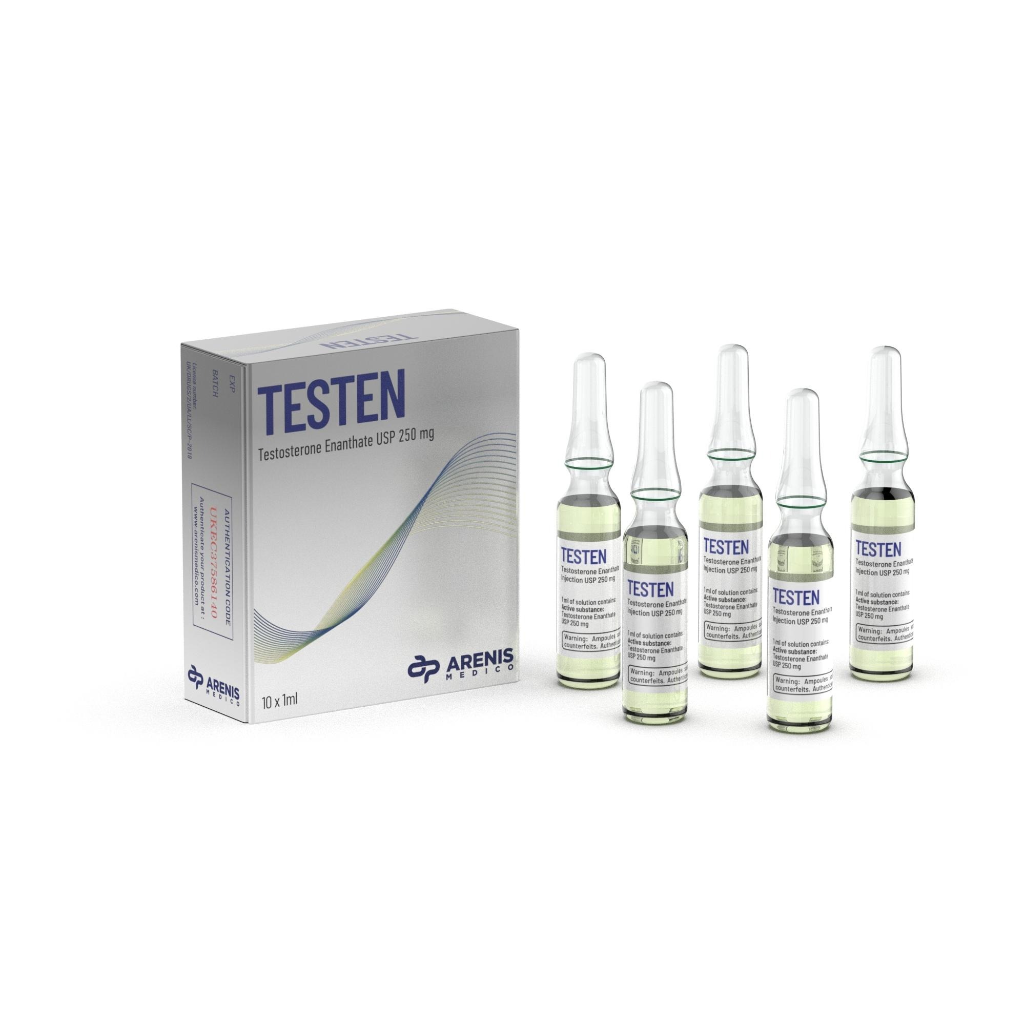 Testosteron Enanthate 250mg 10x1ml Arenis Medico 08/2026