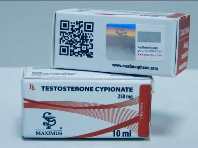 Testosterone Cypionate 250mg 10ml Maximus