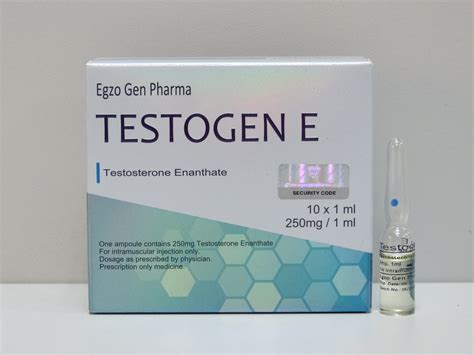 Testosteron Enanthate 250mg 10x1ml Egzo Gen Pharma